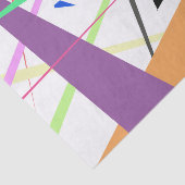 Kunstmatige moderne abstracte geometrische strepen tissuepapier (Detail)