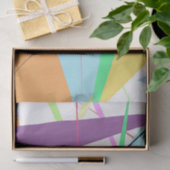 Kunstmatige moderne abstracte geometrische strepen tissuepapier (Geschenk)