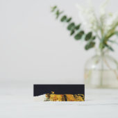 Kunstmatige moderne professionele getextureerde gr mini visitekaartje (Staand voorkant)