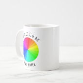 Kunstmatige Mok, dit kan verf water zijn, gift Koffiemok (Voorkant links)