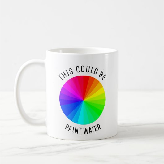 Kunstmatige Mok, dit kan verf water zijn, gift Koffiemok (Links)