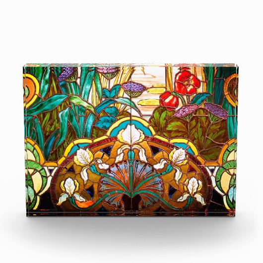 Kunstmatige nieuwe blik van gekleurd glas fotoblokken (Voorkant)