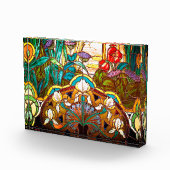 Kunstmatige nieuwe blik van gekleurd glas fotoblokken (Rechts)