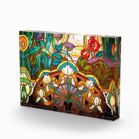 Kunstmatige nieuwe blik van gekleurd glas fotoblokken (Rechts)