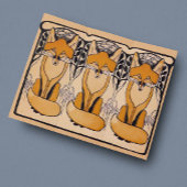 Kunstmatige nieuwe vossen poster