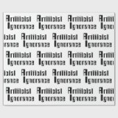 Kunstmatige onwetendheid cadeaupapier (Vlak)