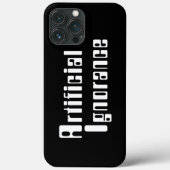 Kunstmatige onwetendheid Hoesje-Mate iPhone Case (Achterkant)