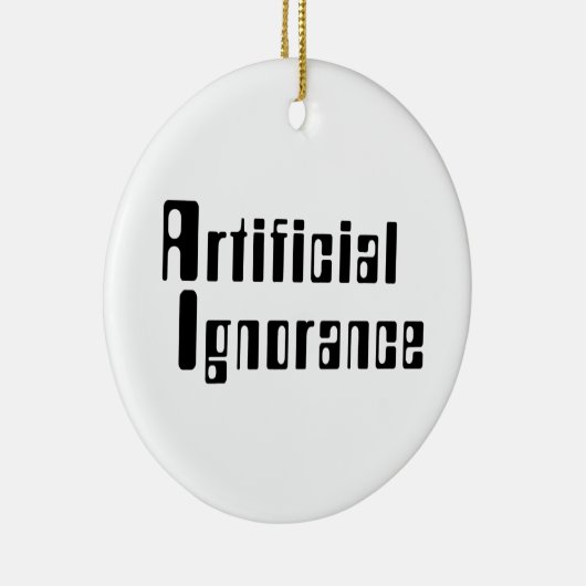 Kunstmatige onwetendheid keramisch ornament (Rechts)