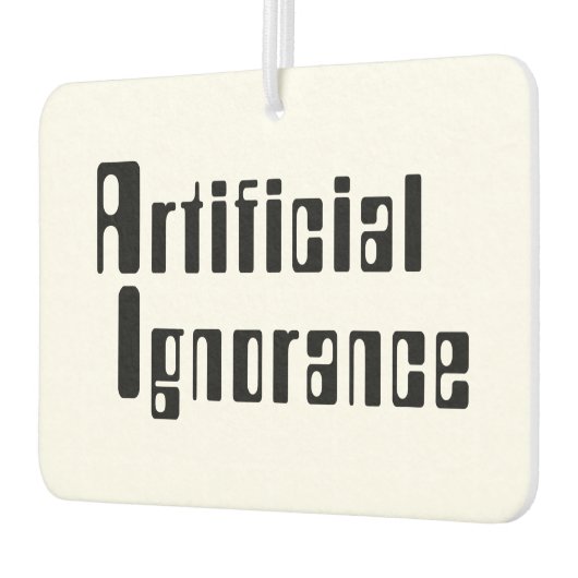 Kunstmatige onwetendheid luchtverfrisser (Links)