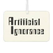 Kunstmatige onwetendheid luchtverfrisser (Voorkant)