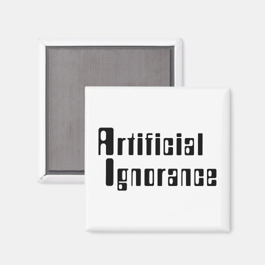 Kunstmatige onwetendheid magneet (Voorkant / Achterkant)