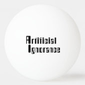 Kunstmatige onwetendheid pingpongbal (Achterkant)
