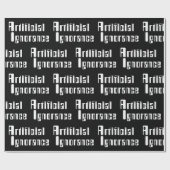 Kunstmatige onwetendheid — Verpakkingspapier Cadeaupapier (Vlak)