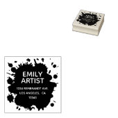 Kunstmatige plaspband voor verf - Artsy Return Add Rubberstempel (Gestempeld)