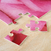 Kunstmatige rode roos achtergrond close-up legpuzzel (Zijkant)