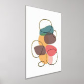 Kunstmatige samenstelling van Oranje vormen Folie Afdrukken (Laagn)