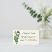 Kunstmatige Scandinavische Vrijgezellenfeest Linge Informatiekaartje (Staand voorkant)