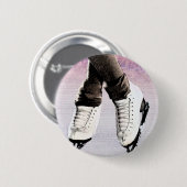 Kunstmatige Schaatsen Ronde Button 5,7 Cm (Voorkant /achterkant)