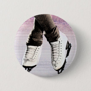 Kunstmatige Schaatsen Ronde Button 5,7 Cm