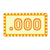 Kunstmatige score verbetert etiketten - Periode-Ui (Voorkant)