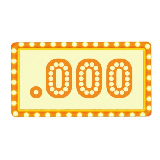 Kunstmatige score verbetert etiketten - Periode-Ui (Voorkant)