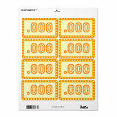 Kunstmatige score verbetert etiketten - Periode-Ui (Full Sheet)