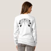 Kunstmatige Shirten Meisjes Tribale Wildlife Shirt (Achterkant volledig)