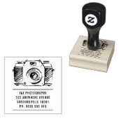 Kunstmatige SLR-filmcamera Fotograaf Rubber Stempe Rubberstempel (Gestempeld)