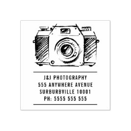 Kunstmatige SLR-filmcamera Fotograaf Rubber Stempe Rubberstempel
