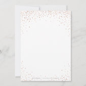 Kunstmatige sneeuwvlokken voor roos met kerstkaart kaart (Achterkant)