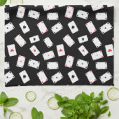 Kunstmatige speelkaarten theedoek (Gevouwen)