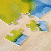 Kunstmatige spinnen van de Waterverf Legpuzzel (Zijkant)