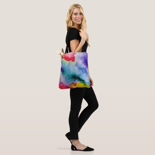 Kunstmatige spinnen van de Waterverf Tote Bag (Op model)