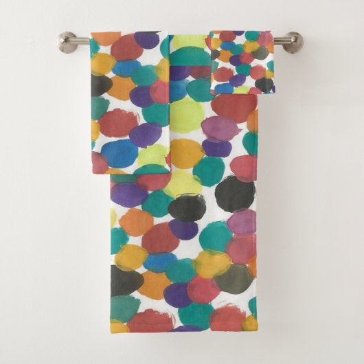 Kunstmatige Stippen Abstract Bad Handdoek (Insitu)