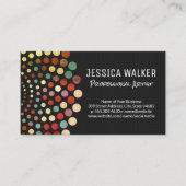 Kunstmatige  Stippen Visitekaartje (Voorkant)