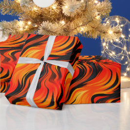 Kunstmatige strips cadeaupapier