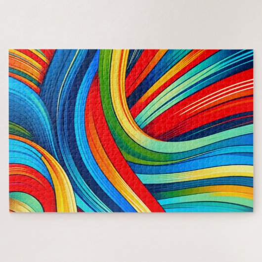 Kunstmatige strips legpuzzel (Horizontaal)