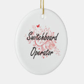 Kunstmatige taakontwerp voor switchbordbeheerder m keramisch ornament (Rechts)