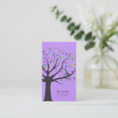 Kunstmatige unieke Visitekaartje kunst ontwerper (Staand voorkant)