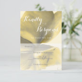 Kunstmatige ventilator in gele tonnen - RSVP Kaartje (Staand voorkant)