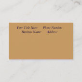 Kunstmatige Visitekaartjes (Achterkant)