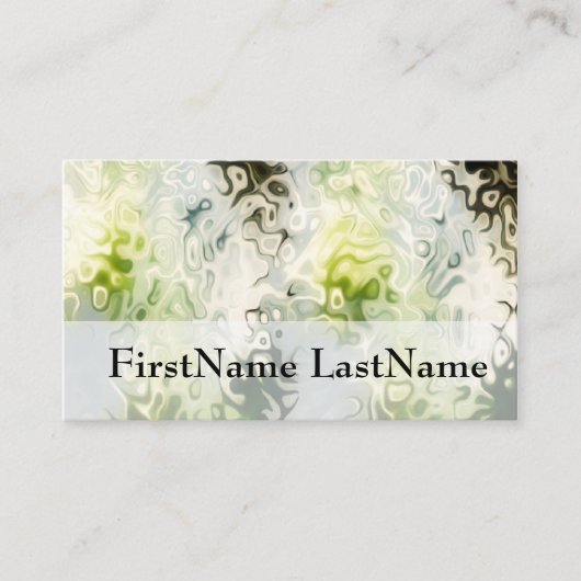 Kunstmatige Visitekaartjes die niet kunnen worden  (Voorkant)