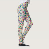 Kunstmatige vizieren, volledige lengte, vrolijke k leggings (Rechts)