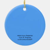 KUNSTMATIGE VOETPRINTS KERAMISCHE ORNAMENT (Achterkant)