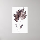 Kunstmatige Waterverf - Floral schilderen Canvas Afdruk (Voorkant)