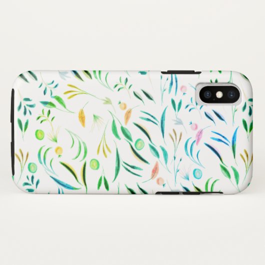 Kunstmatige Waterverf Kunstontwerp Hoesje-Mate iPh Case-Mate iPhone Case (Achterkant (horizontaal))
