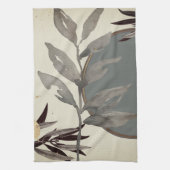 Kunstmatige Waterverf laat over | Sage Green & Ivo Theedoek (Verticaal)