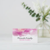 Kunstmatige Waterverf Stijlverf plakband afbeeldin Visitekaartje (Staand voorkant)