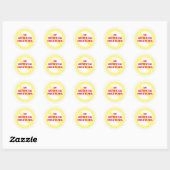 Kunstmatige Zoetstof Ronde Stickers (Vel)