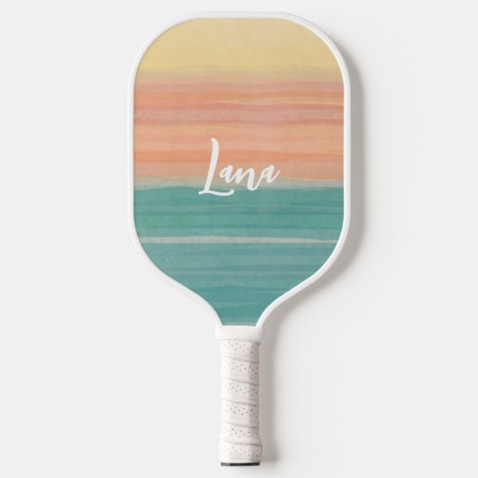 Kunstmatige zonsondergang voor weefselpapier pickleball paddle (Voorkant)